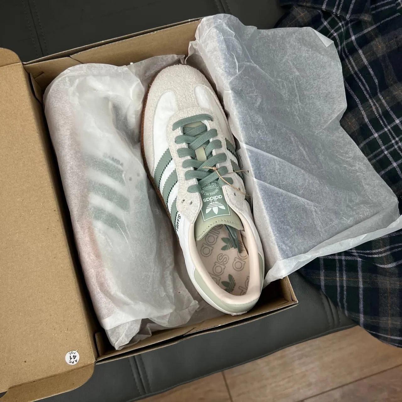 ADIDAS SAMBA OG | WHITE GREY GREEN