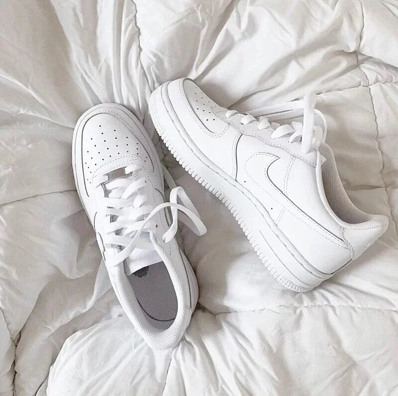 NIKE AIR FORCE 1 GS | WHITE