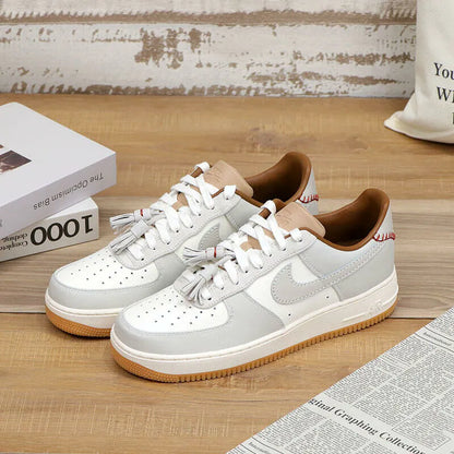 NIKE AIR FORCE 1 | GREY CARAMEL ( 流蘇設計 )