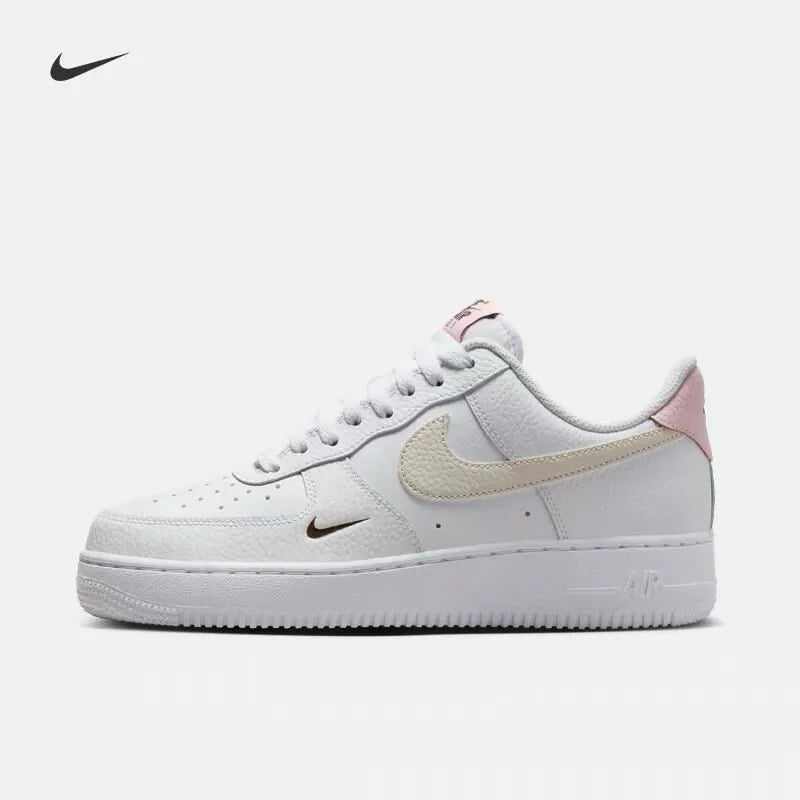 NIKE AIR FORCE 1 MINI SWOOSH | BEIGE PINK