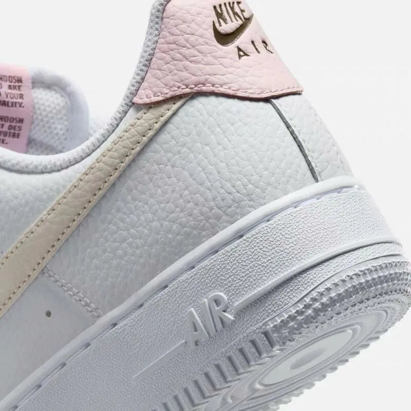 NIKE AIR FORCE 1 MINI SWOOSH | BEIGE PINK