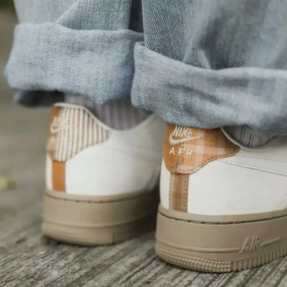 NIKE AIR FORCE 1 | WHITE BROWN ( 美拉德風 )