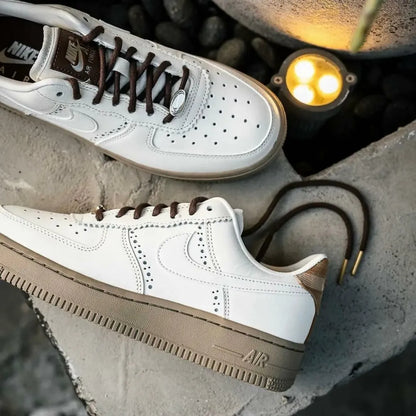 NIKE AIR FORCE 1 | WHITE BROWN ( 美拉德風 )