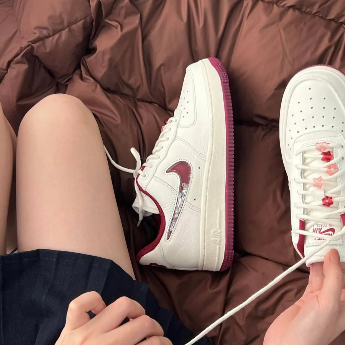 NIKE AIR FORCE 1 SE | VALENTINE ( 果凍流砂 )