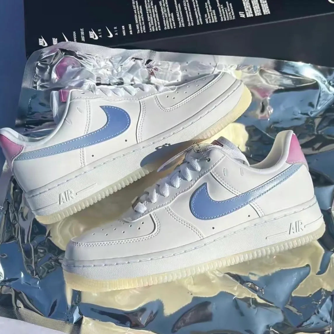 NIKE AIR FORCE 1 UV REACTIVE | PINK BLUE ( 光感變色 )