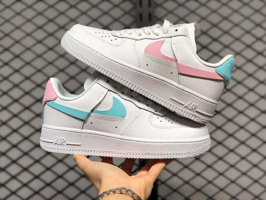 NIKE AIR FORCE 1 SE | PALE BLUE PINK ( 鴛鴦粉色 )