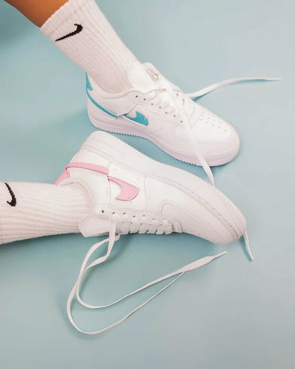 NIKE AIR FORCE 1 SE | PALE BLUE PINK ( 鴛鴦粉色 )