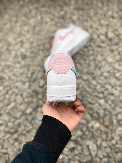 NIKE AIR FORCE 1 SE | PALE BLUE PINK ( 鴛鴦粉色 )