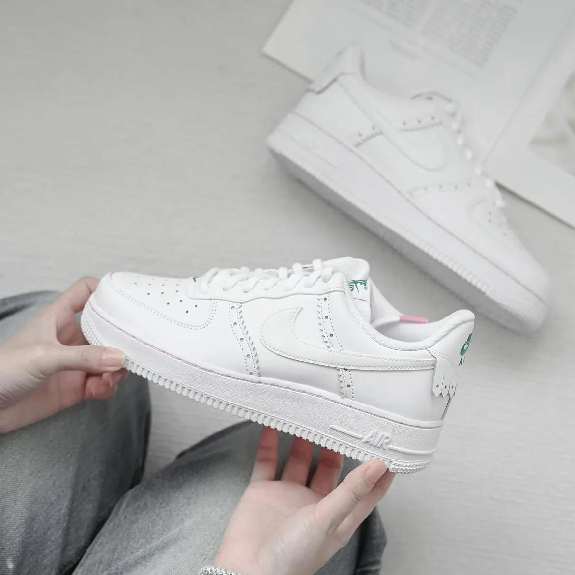 NIKE AIR FORCE 1 | BROGUE WHITE ( 流蘇設計 )