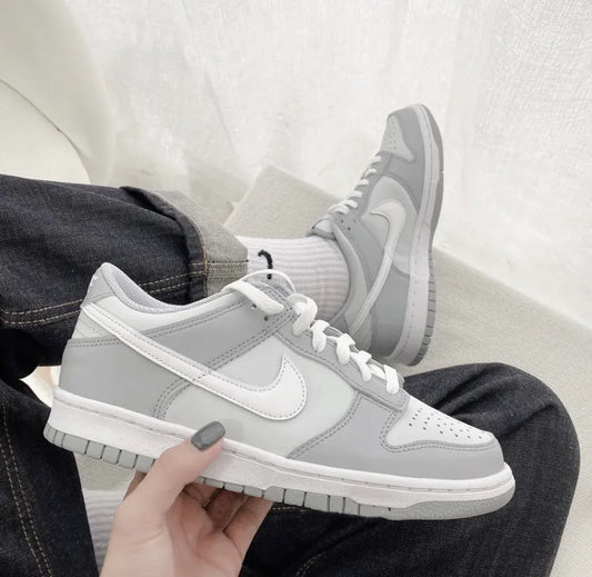 NIKE DUNK LOW GS | TWO TONE GREY