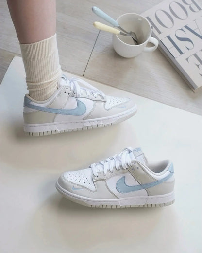 NIKE DUNK LOW MINI SWOOSH | OATMEAL BLUE