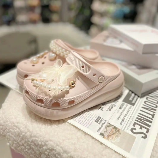 CROCS CRUSH CLOG | PALE PINK ( 泡芙 )