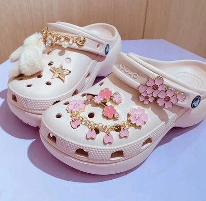 CROCS CLASSIC PLATFORM CLOG | PALE PINK ( 雲朵 )