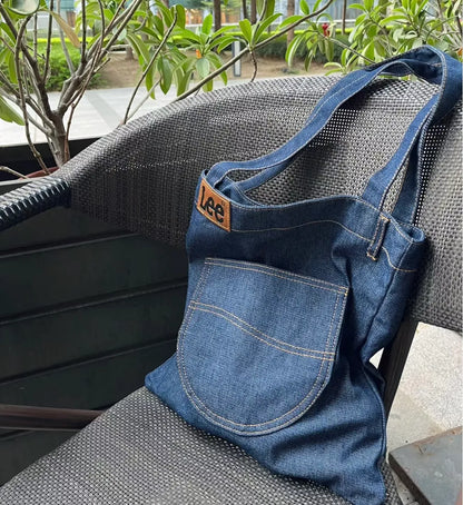 LEE DENIM THIN TOTEBAG