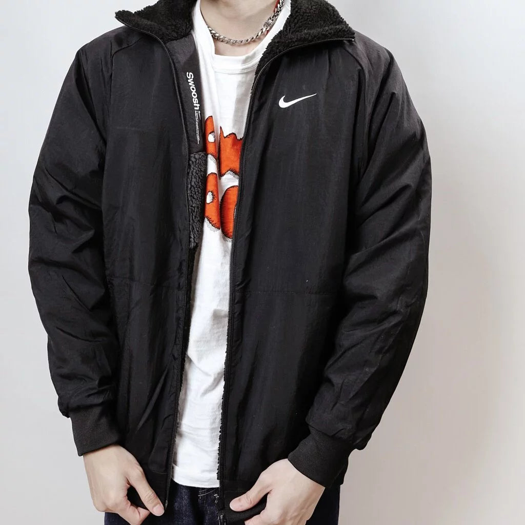 NIKE BIG SWOOSH REVERSIBLE JACKET ( 雙面搖粒外套 ) | 2 COLORS