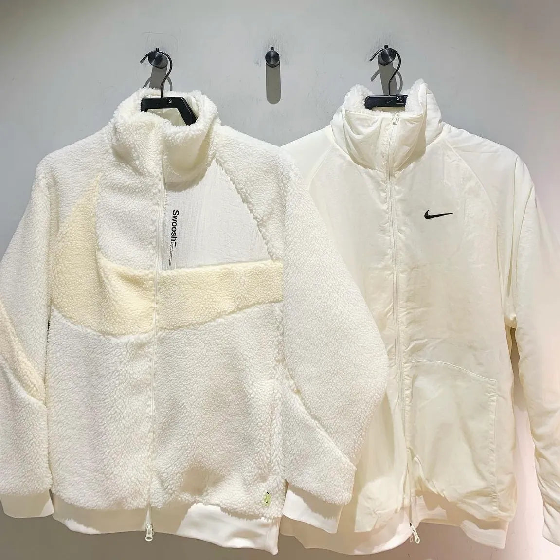 NIKE BIG SWOOSH REVERSIBLE JACKET ( 雙面搖粒外套 ) | 2 COLORS