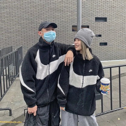 NIKE BIG SWOOSH REVERSIBLE JACKET ( 雙面搖粒外套 ) | 2 COLORS