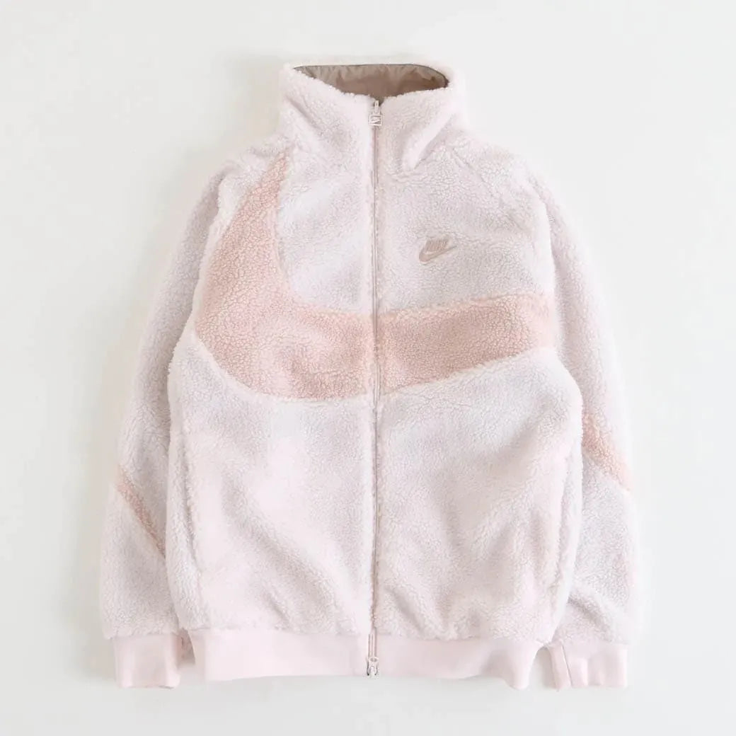 NIKE BIG SWOOSH REVERSIBLE JACKET ( 雙面搖粒外套 ) | PINK