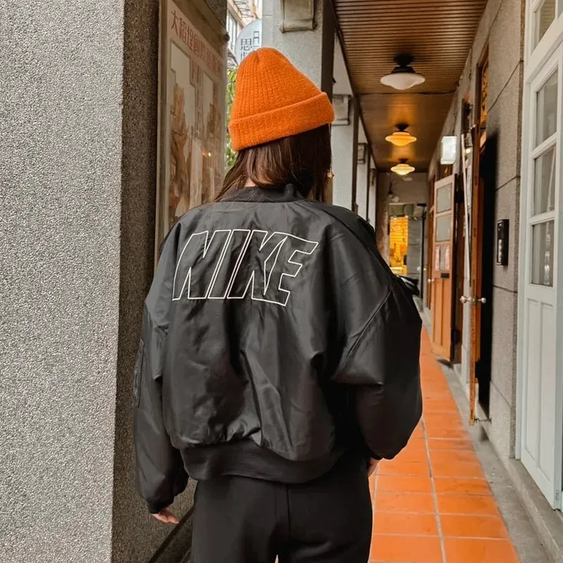 NIKE SWOOSH LOGO FUR REVERSIBLE JACKET ( 雙面毛毛外套 ) | 3 COLORS