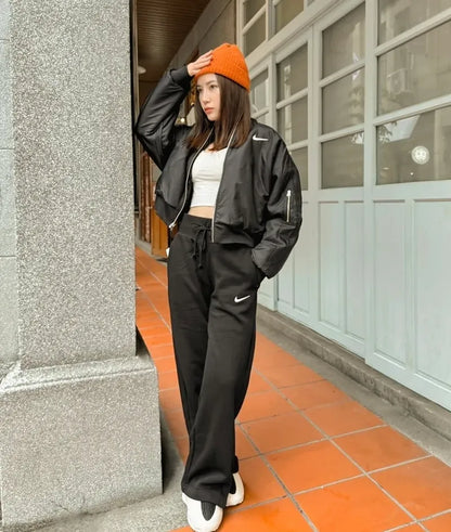 NIKE SWOOSH LOGO FUR REVERSIBLE JACKET ( 雙面毛毛外套 ) | 3 COLORS