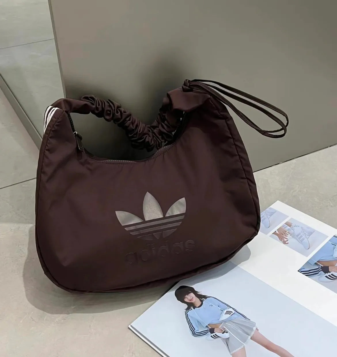 ADIDAS 3WAY SHOULDER BAG ( 皺褶雲朵 ) | 3 COLORS