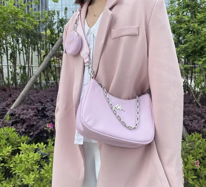 KAPPA 2WAY SHOULDER BAG SET | 2 COLORS ( 附送小袋 )