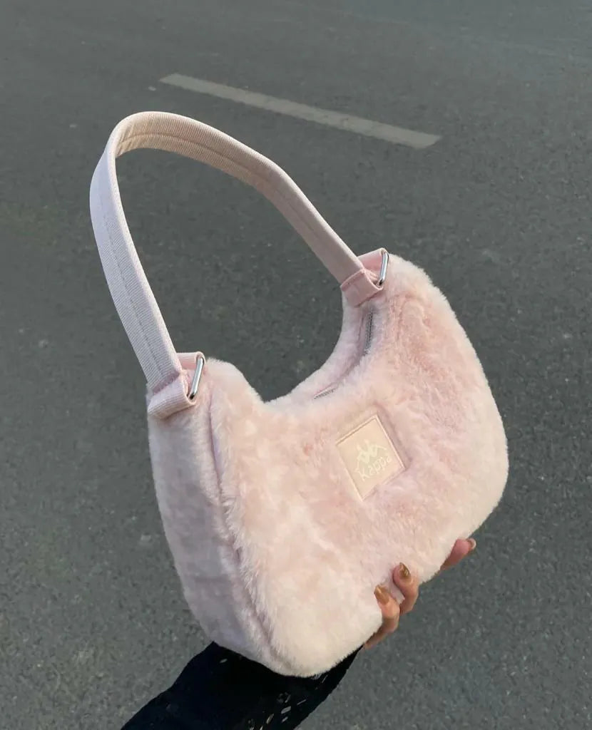 KAPPA SHOULDER BAG | PINK ( 毛毛款式 )