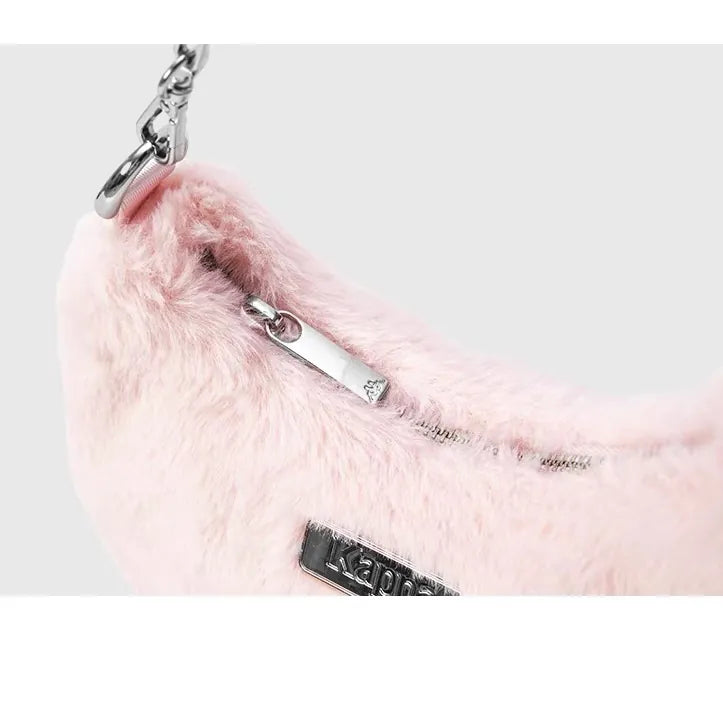 KAPPA FUR SHOULDER BAG | PINK ( 滑面毛毛 )