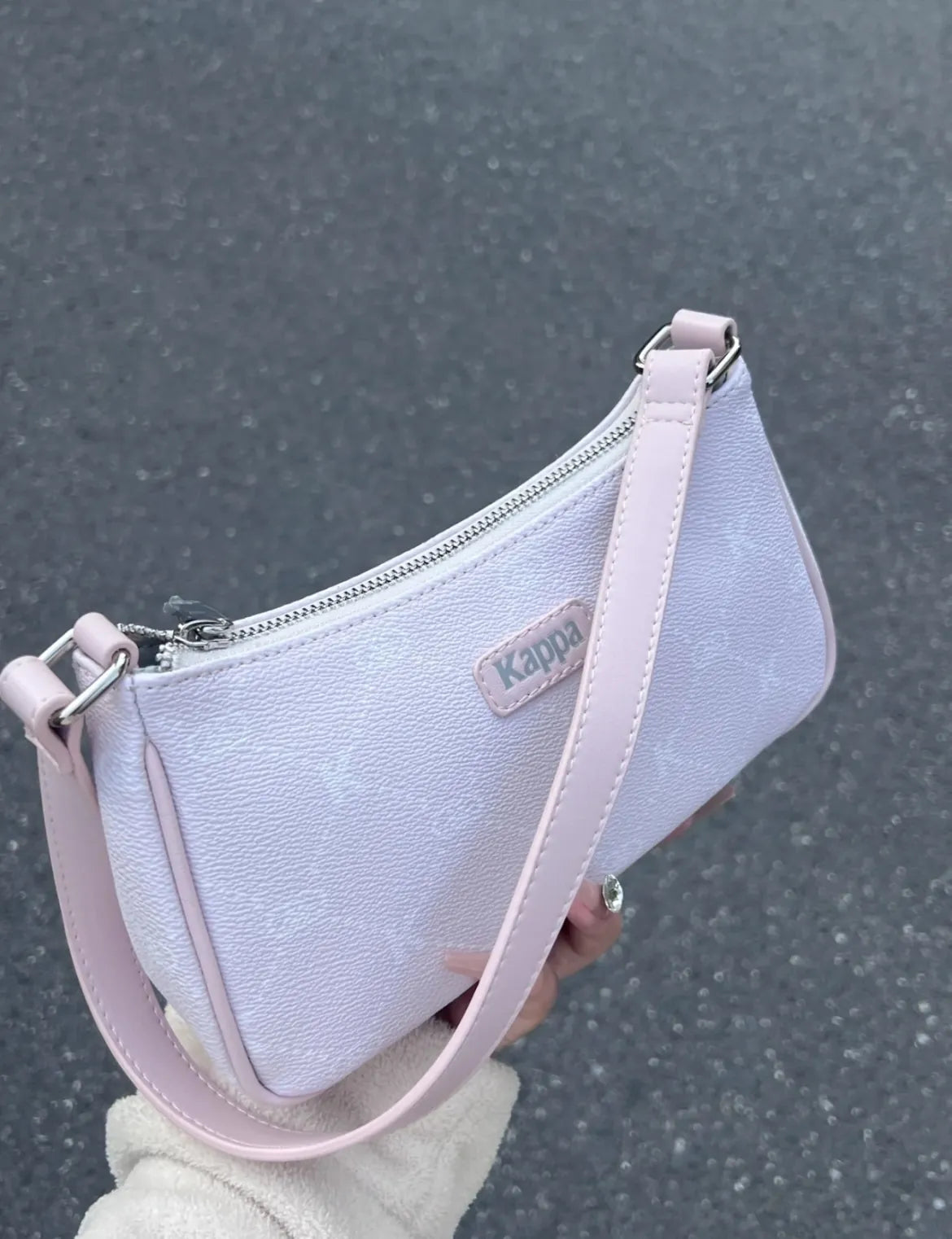 KAPPA MONOGRAM SHOULDER BAG | PINK