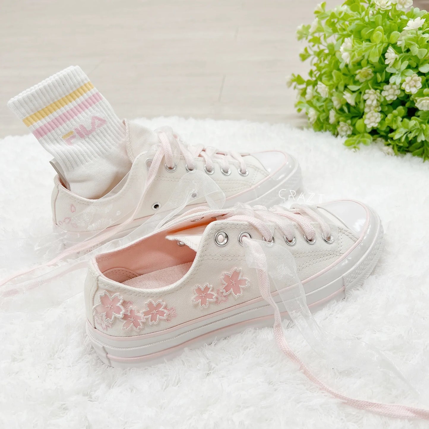 CONVERSE 1970S SAKURA CANVAS SHOES LOW ( 櫻花刺繡 )