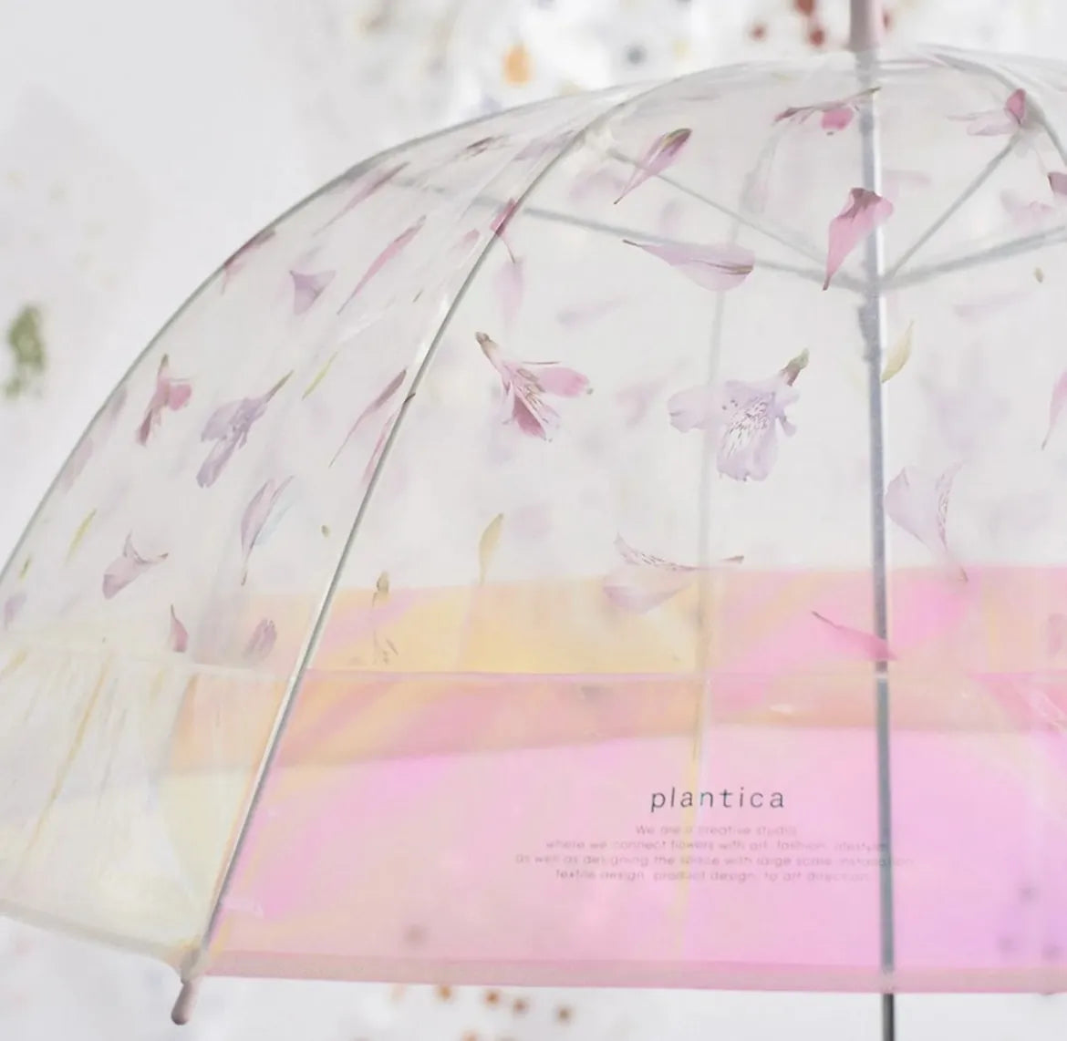 PLANTICA x WPC SHINY FLOWER UMBRELLA | PINK ( 極光雨傘 )