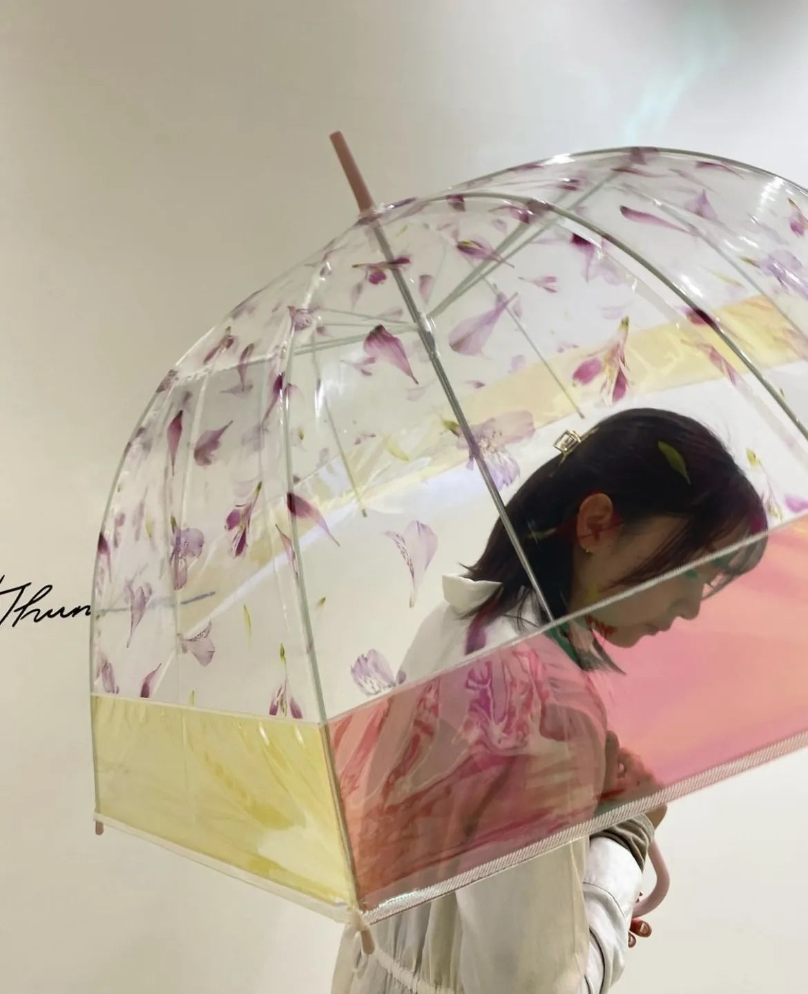 PLANTICA x WPC SHINY FLOWER UMBRELLA | PINK ( 極光雨傘 )