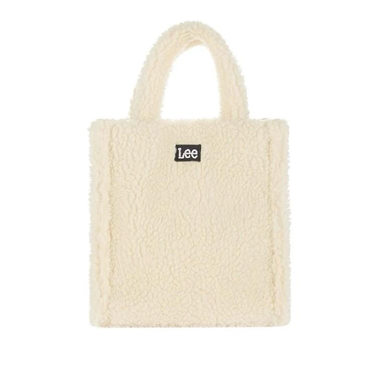 LEE 2WAY TOTEBAG | 3 COLORS ( 仿羊羔毛 )