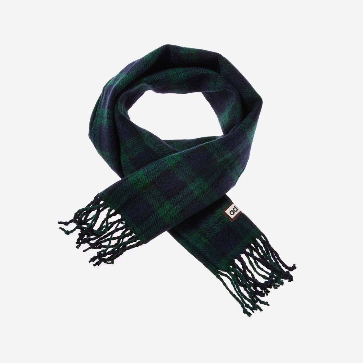 ADIDAS PLAID SCARF