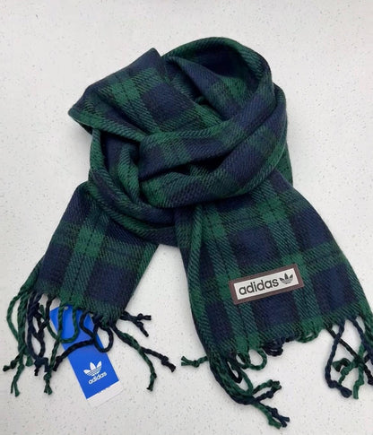 ADIDAS PLAID SCARF