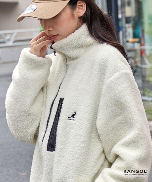 KANGOL OVERSIDE FLEECE JACKET ( 搖粒外套 ) | 5 COLORS