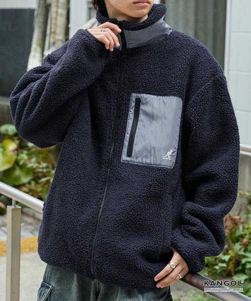 KANGOL OVERSIDE FLEECE JACKET ( 搖粒外套 ) | 5 COLORS