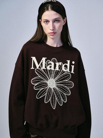 MARDI MERCREDI SWEATSHIRT | BROWN CREAM