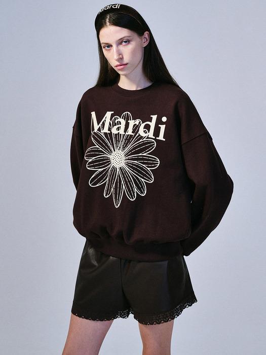 MARDI MERCREDI SWEATSHIRT | BROWN CREAM