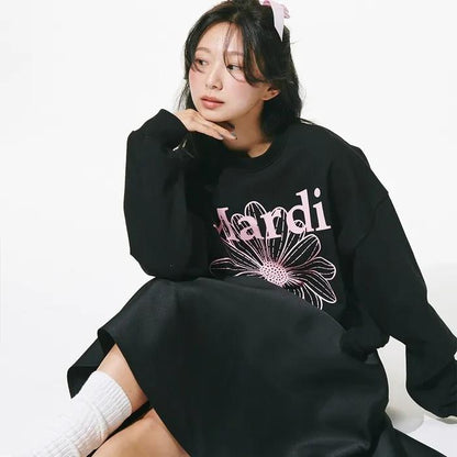 MARDI MERCREDI SWEATSHIRT | BLACK PINK