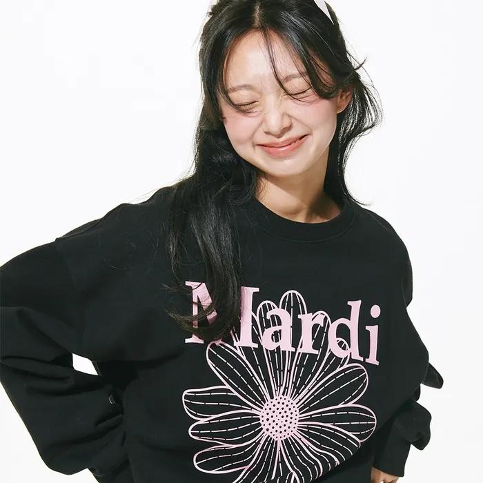 MARDI MERCREDI SWEATSHIRT | BLACK PINK