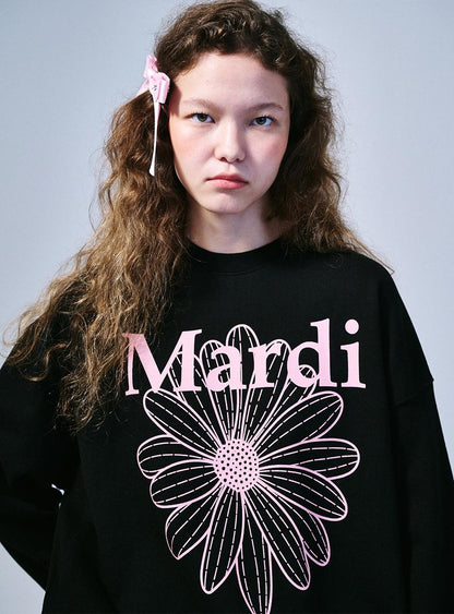 MARDI MERCREDI SWEATSHIRT | BLACK PINK