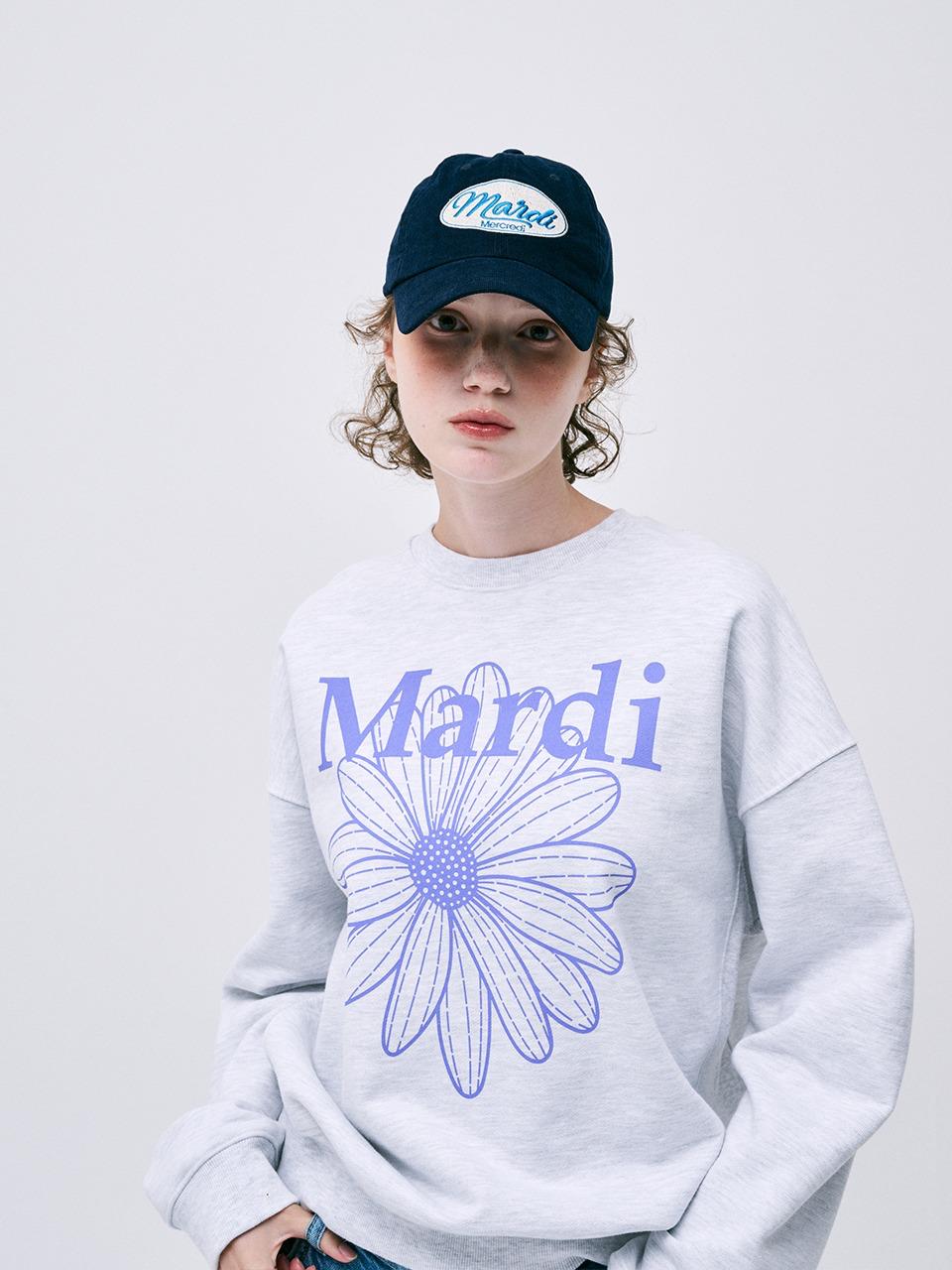 MARDI MERCREDI SWEATSHIRT | HEATHER PURPLE