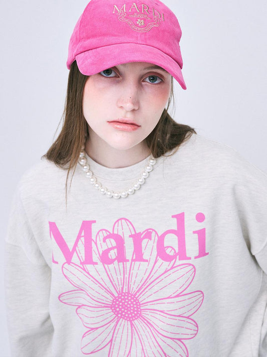 MARDI MERCREDI SWEATSHIRT | OATMEAL PINK