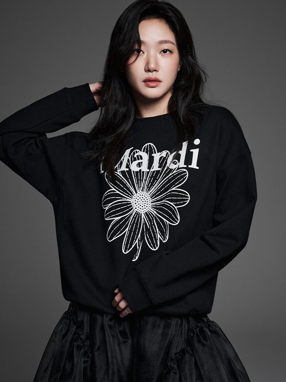 MARDI MERCREDI SWEATSHIRT | BLACK WHITE