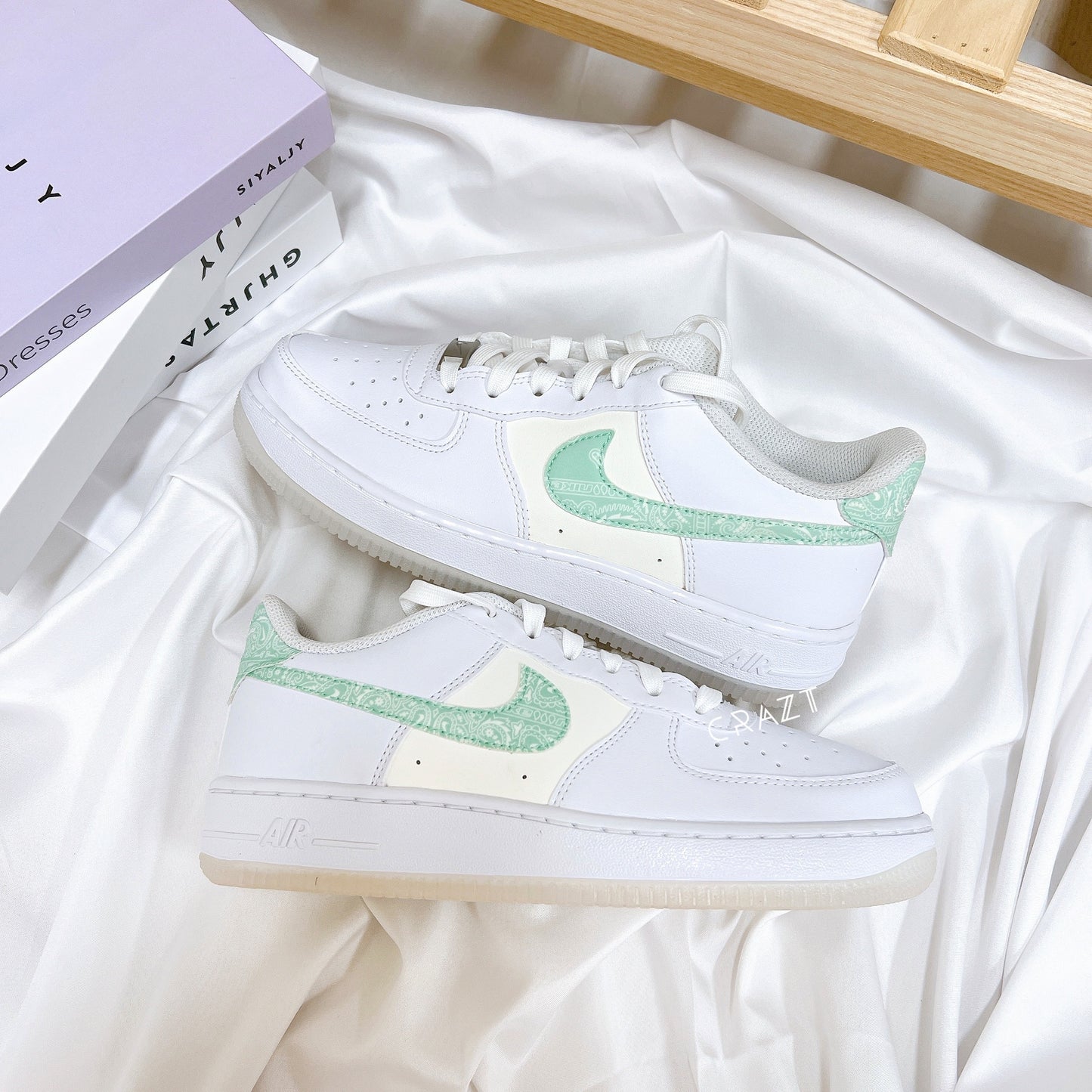 NIKE AIR FORCE 1 GS | PAISLEY MINT