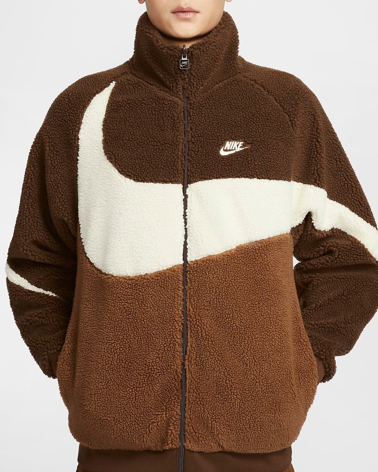 NIKE BIG SWOOSH REVERSIBLE JACKET ( 雙面搖粒外套 ) | 2 COLORS