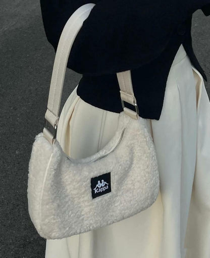 KAPPA SHOULDER BAG | 2 COLORS ( 毛毛款式 )